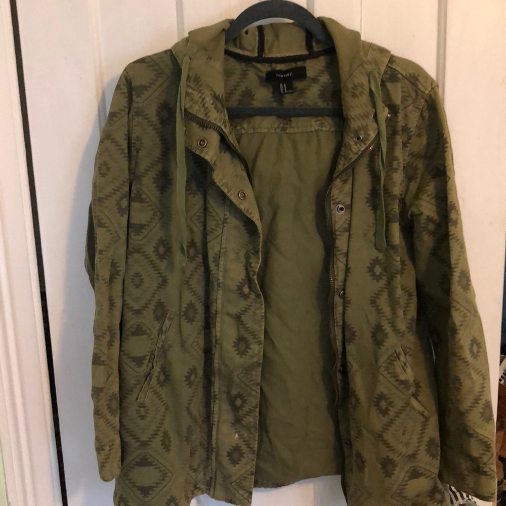 Aztec print jacket